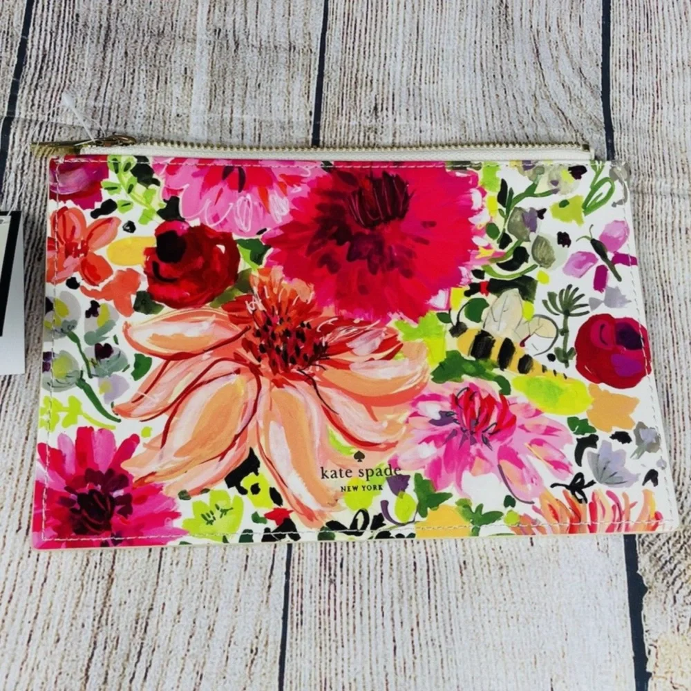 Kate Spade Pencil Pouch- Dahlia